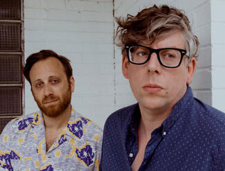 The two members of the band The Black Keys.